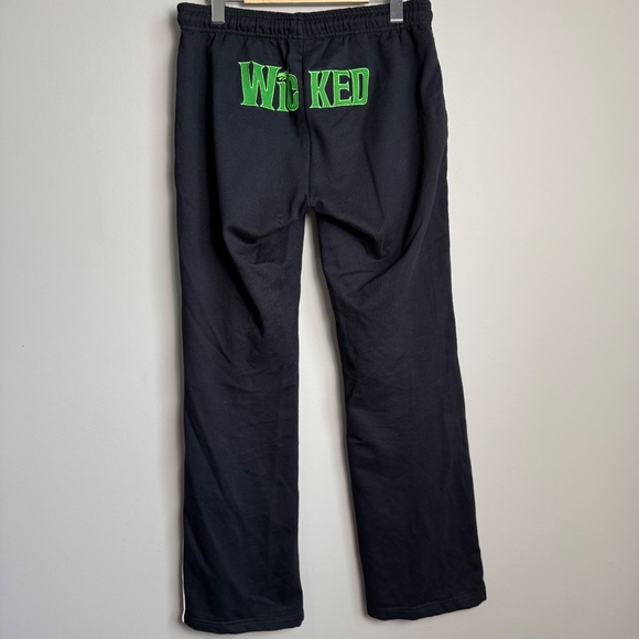 Wicked‎ Wear Elastic Waist Women's Pull On Sweatpants Embroidered Black Medium - Picture 7 of 15